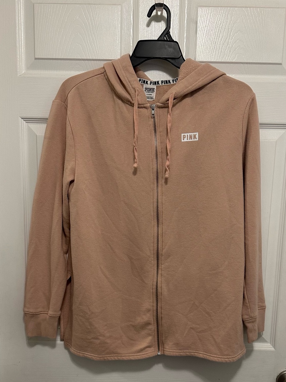 Victoria's Secret PINK Light Blush Zip-Up Hoodie Jacket